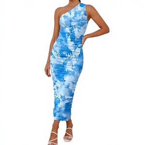 Robe longue de soirée asymétrique sans manches pour femme, coupe ajustée, nouvelle collection automne, haute qualité, offre spéciale - Product Image 2