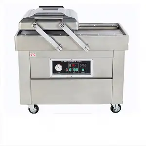 High Efficiency Double bar Food Sealing Bulk Vacuum Packing Pouches Machine Vacuum Food Sealer