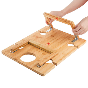 Bàn Dã Ngoại Có Thể Gập Lại Bằng Tre Bàn Ăn Nhẹ Và Rượu Bằng Gỗ Cầm Tay Để Dã Ngoại Ngoài Trời, Cắm Trại, Công Viên, Bãi Biển, Trong Nhà - Product Image 4