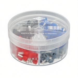Surtido de manguitos de doble extremo Knipex 0.75 1.0 1.5 2.5mm Hecho en Alemania - Product Image 2