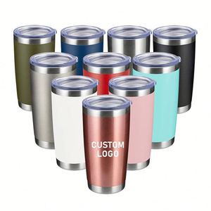 Vaso Térmico Personalizado de Acero Inoxidable de Doble Pared y 20 oz, Antiderrames, con Tapa y Pajita, Regalos Empresariales Ecológicos - Product Image 1