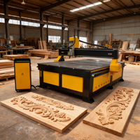 Routeur CNC économique 1325 3 axes | Lit de travail 1300x2500mm pour gravure/découpe sur bois et acrylique