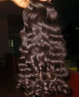 Rambut Vietnam Mentah Tanpa Proses, Bundel Rambut India Mentah, Bundel Rambut India Keriting Mentah, Rambut Manusia Keriting Alami