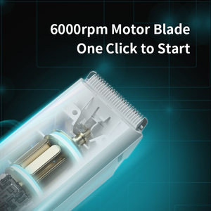 Cortadora de perro de alta potencia que no se obstruye, cortadora de pelo recargable para mascotas, cortadora de cerámica para mascotas, cuchilla móvil, herramienta de aseo para mascotas - Product Image 6