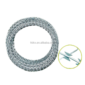 Alambre de púas de acero inoxidable galvanizado en caliente, hoja de concertina, alambre de púas para prisión - Product Image 4