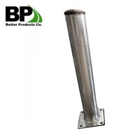 Fournisseur de la Chine Pile de sécurité routière fixe Barricade cylindrique en acier inoxydable Barrière de sécurité de rue Bollard Post