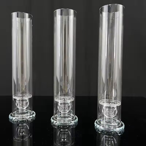 Porte-<span class=keywords><strong>bougie</strong></span> en cristal personnalisé Porte-<span class=keywords><strong>bougie</strong></span> en cristal <span class=keywords><strong>avec</strong></span> cylindre en verre - Product Image 3