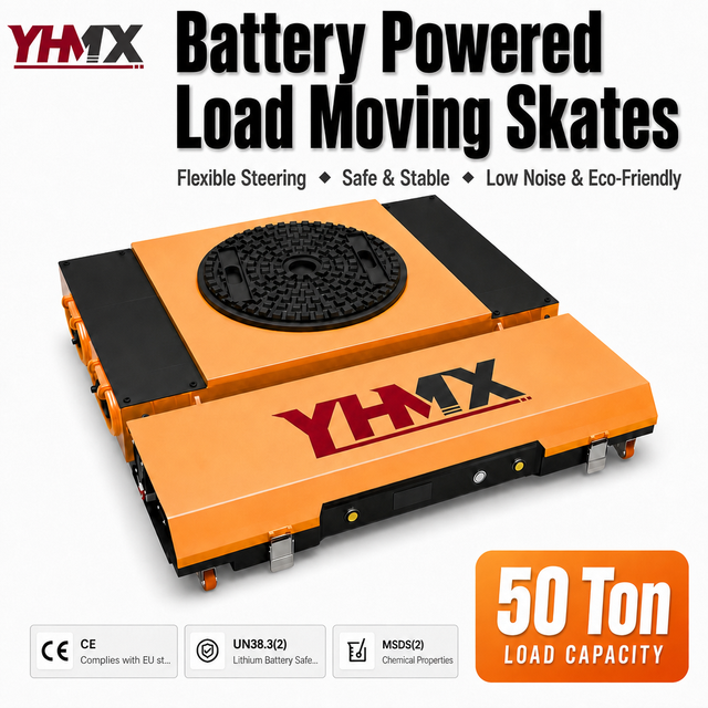 New Electric Remote-Controlled Heavy Duty Load Machine with 25t Capacity for Tank Vehicle Handling in Warehouses Transfer Skates