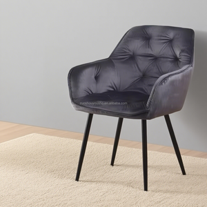 Silla de sofá Wingback de lujo, elegantes patas de Metal dorado, gran oferta, silla de restaurante con acento moderno para el hogar, oficina, apartamento, cómoda - Product Image 3