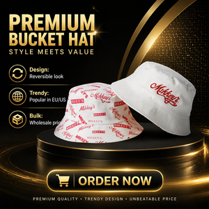 Cappello a Secchiello Reversibile Personalizzato Yukaihe, Cappello con Logo Stampato Integrale, Cappello a Secchiello con Ricamo Personalizzato - Product Image 5