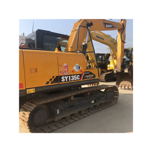Marca China usada SANY SY135C Excavadora hidráulica de orugas de 13 toneladas de alta calidad con bajas horas de trabajo SY75C SY95C SY155C en stock - Product Image 2