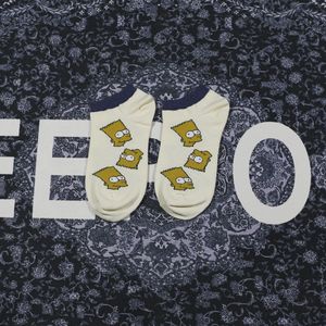 Crazy Men-calcetines tobilleros de algodón con dibujos animados, divertidos, Anime, Simpson, venta al por mayor, novedad - Product Image 4