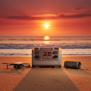 Générateur solaire LiFePO4 d'extérieur 2016Wh 2400W, station d'alimentation portable MPPT à onde sinusoïdale pure, alimentation de secours domestique - Product Image 5