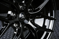 Nouvelles jantes en alliage d'aluminium forgé sur mesure, performance agressive, 16 et 17 pouces, T6-6061, finition chromée teintée bleue, DOT