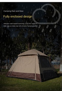 Di động cắm trại Lều nhanh chóng pop-up ngoài trời cắm trại Lều mới không thấm nước nhà ngoài trời Lều tiền sảnh - Product Image 6
