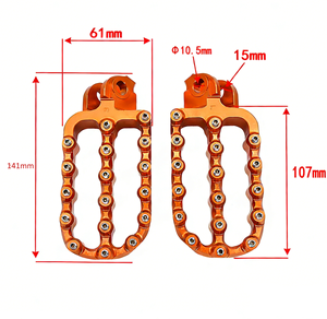 Pédales larges ergonomiques pour <span class=keywords><strong>KTM</strong></span> <span class=keywords><strong>ADV</strong></span> 690 <span class=keywords><strong>790</strong></span> 990 1290, accessoire en aluminium - Product Image 2