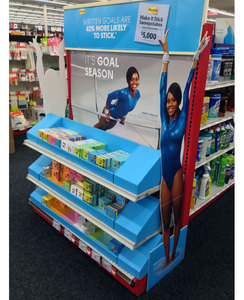 Expositor de Cartón Corrugado Promocional para Piso, Expositor de Bolígrafos, Papelería de Oficina, Expositor de Artículos <span class=keywords><strong>Escolares</strong></span> - Product Image 3