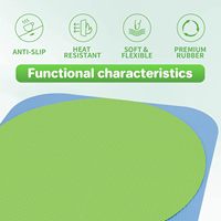 Tapis d'ouverture multifonctionnel en silicone pour bocaux, surface antidérapante, assistant d'ouverture pour couvercles serrés et bouteilles, dessous de verre résistant à la chaleur