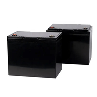 Batterie Lithium-Ion Hbowa 12,8V 100Ah, Alimentation de Secours Domestique Sécurisée pour Système Solaire/Hors Réseau