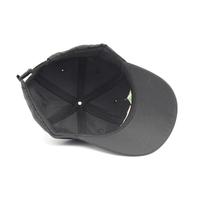 Casquette de baseball en toile à 6 panneaux avec logo brodé personnalisé de haute qualité, bicolore, pour l'escalade en plein air