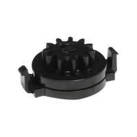 Amortisseur rotatif pour porte-gobelet automobile, pour couvercle coulissant, mouvement fluide et fermeture douce