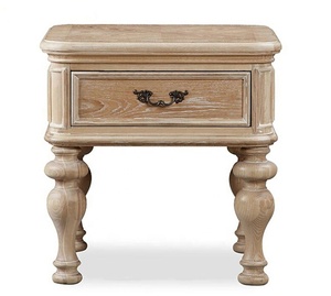 高品质美国仿古实木大茶几套装客厅家具 - Product Image 6