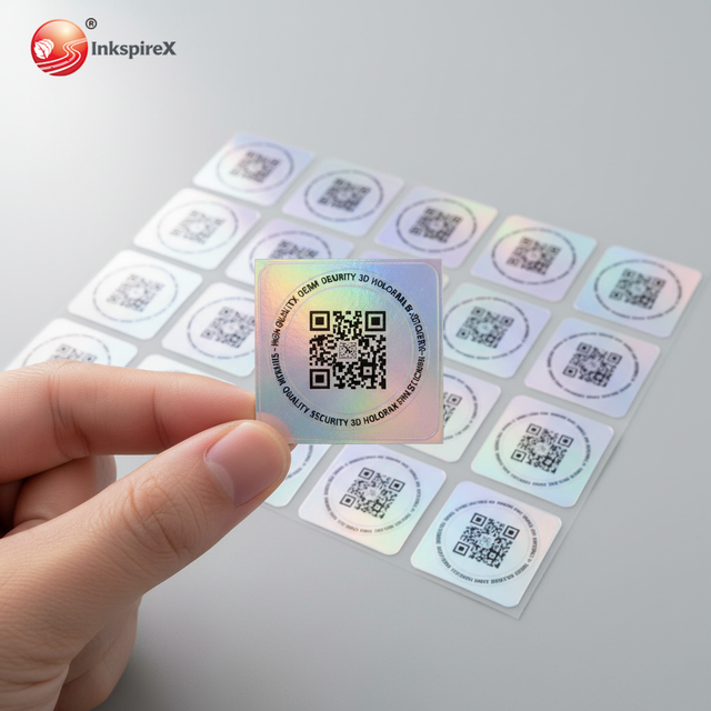 Manufacturer Wholesale Security Labels QR Code Anti Counterfeiting Sticker Traceable Security