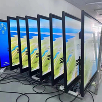 Papan Tulis Interaktif Digital Layar 4K 65 Inci 20 Titik Sentuh Sistem Ganda Papan Interaktif Konferensi Pendidikan