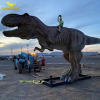 Modèle de dinosaure animatronique grandeur nature réaliste pour parc d'attractions