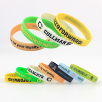 Bracelet en silicone personnalisé gaufré promotionnel, bracelet événementiel en caoutchouc avec logo sur mesure