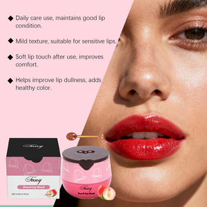 Mascarilla Labial de Melocotón 5.5g, Marca Privada OEM, Hidrata, Rellena, Suaviza, Nutre Durante la Noche, en Lata - Product Image 3