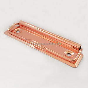 Fournitures de bureau logo personnalisé 100mm Rose Gold Board Clamp Metal Office File Clip Metal Clipboard Clip for File Folder Poster - Product Image 4