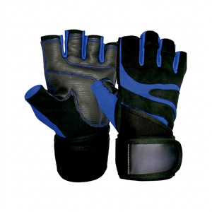 Custom Black Leather <b>Weight</b> Lifting Fitness Gloves Breathable Durable Non-Slip Gym Outdoor Sport Training Hard Knuckle Tactical - Product Image 1