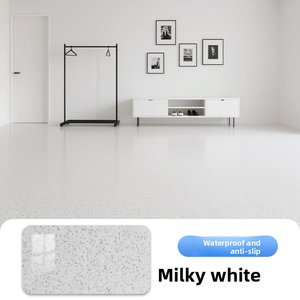 Self-leveling Colored Sand <strong>Epoxy</strong> <strong>Floor</strong> <strong>Coating</strong> with Marble Effect High-gloss Water-based <strong>Floor</strong> Paint Brush Application - Product Image 5