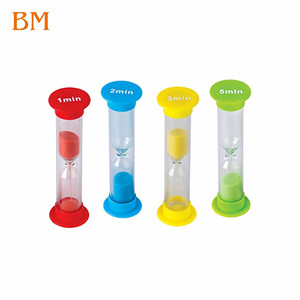 Quà tặng sáng tạo trẻ em nhựa đồng hồ cát <span class=keywords><strong>30</strong></span> giây 1 2 3 <span class=keywords><strong>4</strong></span> 5 phút đầy màu sắc cát hẹn giờ đồng hồ cát - Product Image 5