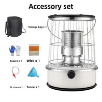 Nouveau Chauffage au Kérène Portable TS-77 en Acier Coupe-Vent 2026, Non Électrique, pour Camping en Extérieur, Pêche sur Glace et Usage Domestique