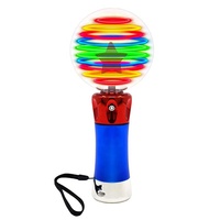 Baguette LED Lumineuse Multicolore en Gros, Balle Magique Lumineuse, Baguette Féerique Scintillante, 32 Motifs Clignotants, Fonctionnant sur Piles, Idéale pour les Remises de Diplômes