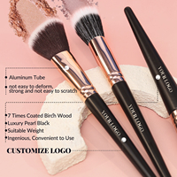 15 pinceaux de maquillage professionnels de luxe de haute qualité, vegan, en bois, marque privée, Mophira MT4 Foundation, nouveaux