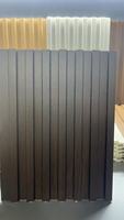 Panneaux de revêtement mural en WPC à lattes, design moderne, vente en gros, panneaux rainurés pour intérieur