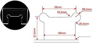 Black Heavy Duty 360 Graden Glazen Deur Kast Showcase Kast Klem Frameloze Pivot Glas Douche Deuren Scharnier Vervanging Deel - Product Image 4