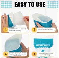 Sac d'urinoir jetable 50 pièces Portable Mini toilette unisexe sac de vomi pour les patients moderne pour la maison salle de bain voyage embouteillage