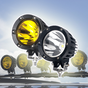 ไฟทำงาน LED 50W ระบบไฟฟ้าอัตโนมัติ ไฟขับขี่ขนาดเล็กแบบคู่สี สำหรับมอเตอร์ไซค์ รถบรรทุก รถยนต์ - Product Image 1