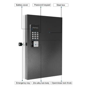 All Steel Factory 32 Postion Real Estate 4S Car Shop Real Estate Key Management Boîtes <span class=keywords><strong>de</strong></span> verrouillage <span class=keywords><strong>de</strong></span> té<span class=keywords><strong>l</strong></span>éphone portable Serrure à combinaison numérique - Product Image 6