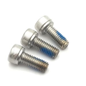 Tùy chỉnh SS304 Hex ổ cắm cap vít với nylon vá chống lỏng vít chủ đề khóa vít - Product Image 3