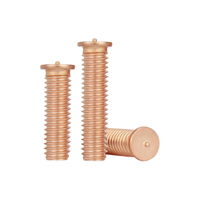 Vis de soudage en acier au carbone plaqué cuivre rouge, goujons de soudage par points, goujons de soudage CD M3 M4 M5 M6 M8 M10