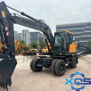 รถขุดล้อยี่ห้อฮุนได รุ่น Hw150 150 125kw เครื่องยนต์คัมมินส์ พร้อมเกียร์บ็อกซ์ สำหรับงานก่อสร้าง สภาพใหม่เอี่ยม ประสิทธิภาพเยี่ยม - Product Image 4