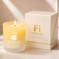 Coffrets de bougies personnalisables à faible MOQ avec logo, idéaux pour les cadeaux d'affaires et les coffrets cadeaux d'aromathérapie sans flamme