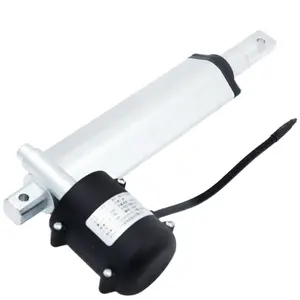 SKG 12 Volt DC elektrischer Linear antrieb 100mm Telefonos Celu lares Bürste Aluminium legierung ZAHNRAD MOTOR Permanent magnet IE 1 200N <2A