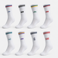 Fabricant de chaussettes de sport personnalisées OEM, chaussettes de course, chaussettes mi-mollet, logo personnalisé, design couleur, chaussettes de performance