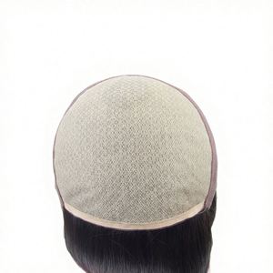 Peluca con Cierre de Encaje de Cabello Indio Remy 100% Natural, Liso Sedoso con Ondas, Base de Seda, Sin Caída - Product Image 4